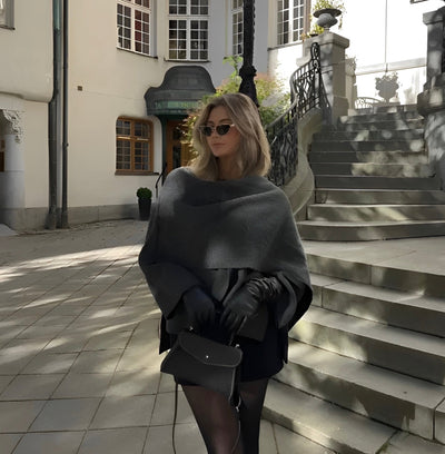 Nina | Manteau cape élégant