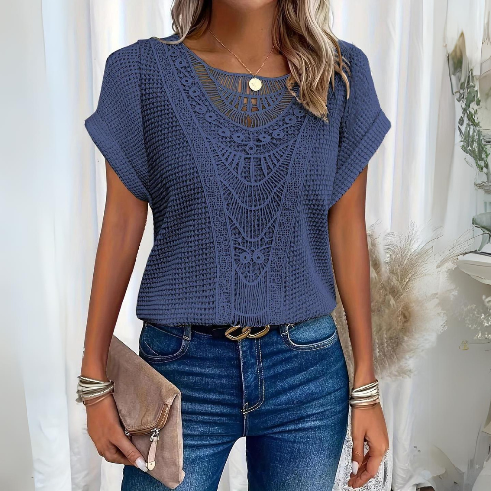 Merci | Top en dentelle chic et élégant