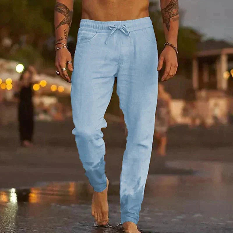 Orlando | Pantalon en lin décontracté