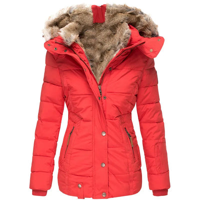 Senna | Veste d'hiver chaude avec doublure en fourrure