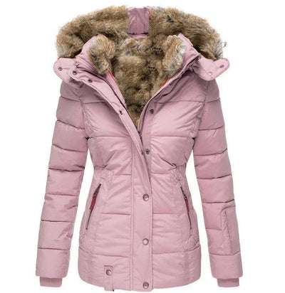Senna | Veste d'hiver chaude avec doublure en fourrure