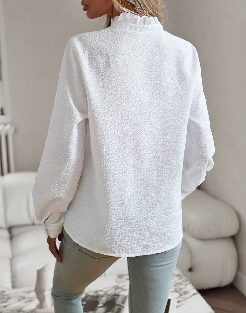 Delphine | Blouse polo élégante
