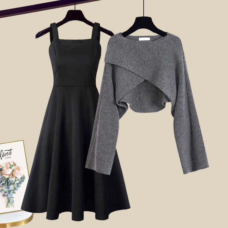 Enrica | Robe en tricot élégante Set
