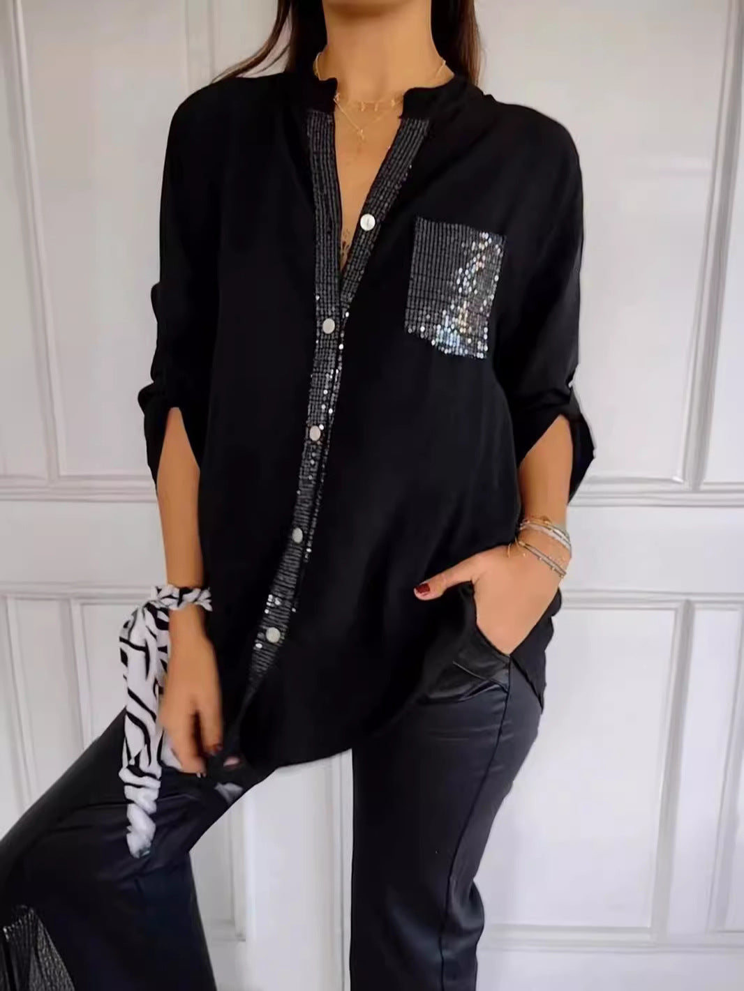 Sabrina | Top en satin ultra-chic