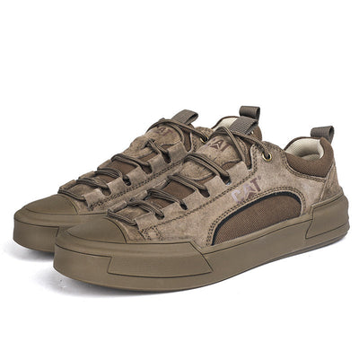 CAT | Baskets en cuir