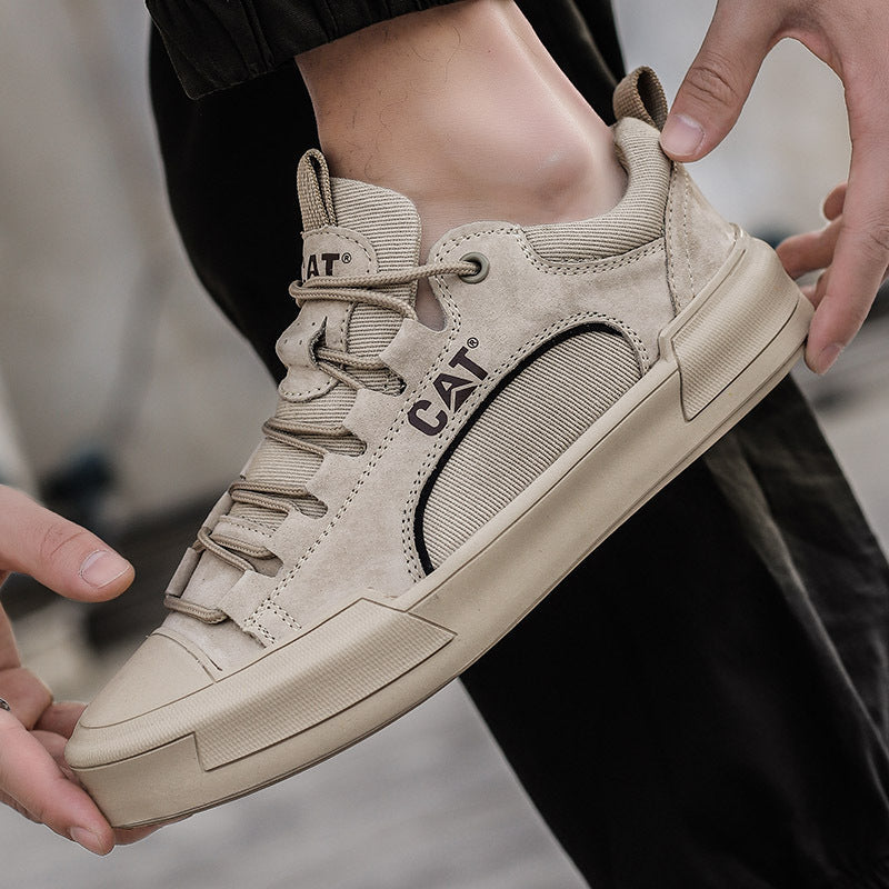 CAT | Baskets en cuir