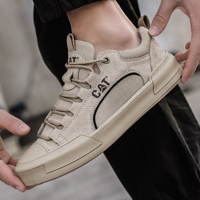CAT | Baskets en cuir