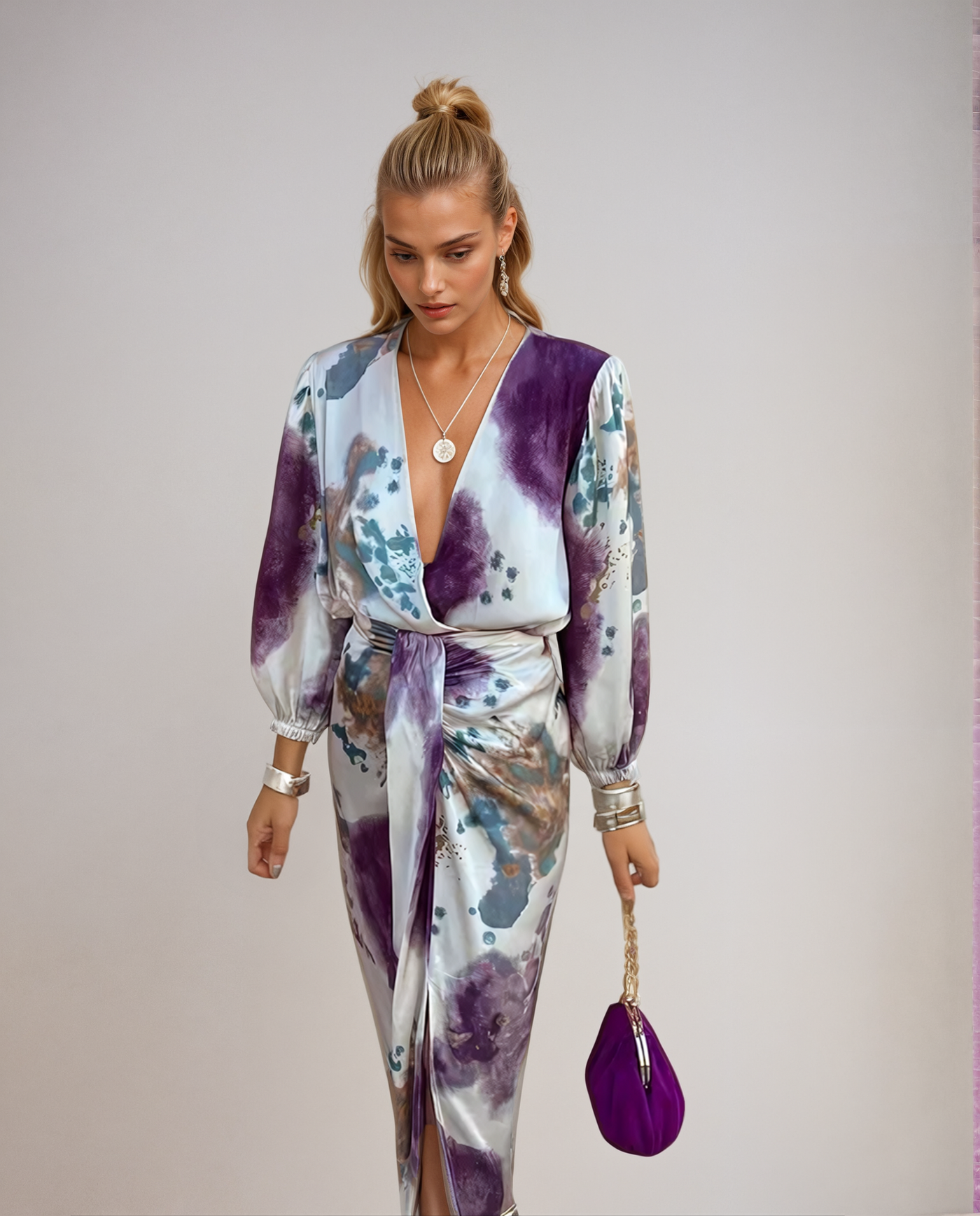 Marthe | Robe longue élégante