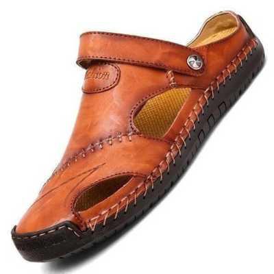 Vincent | Sandales en cuir orthopédique