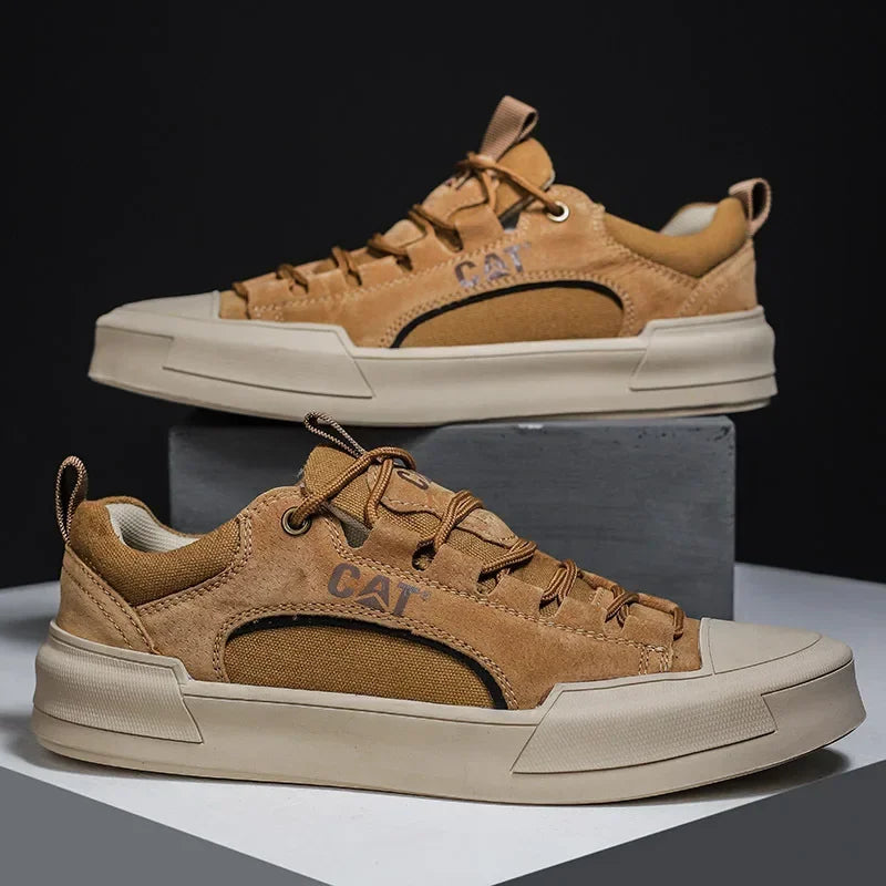 CAT | Baskets en cuir