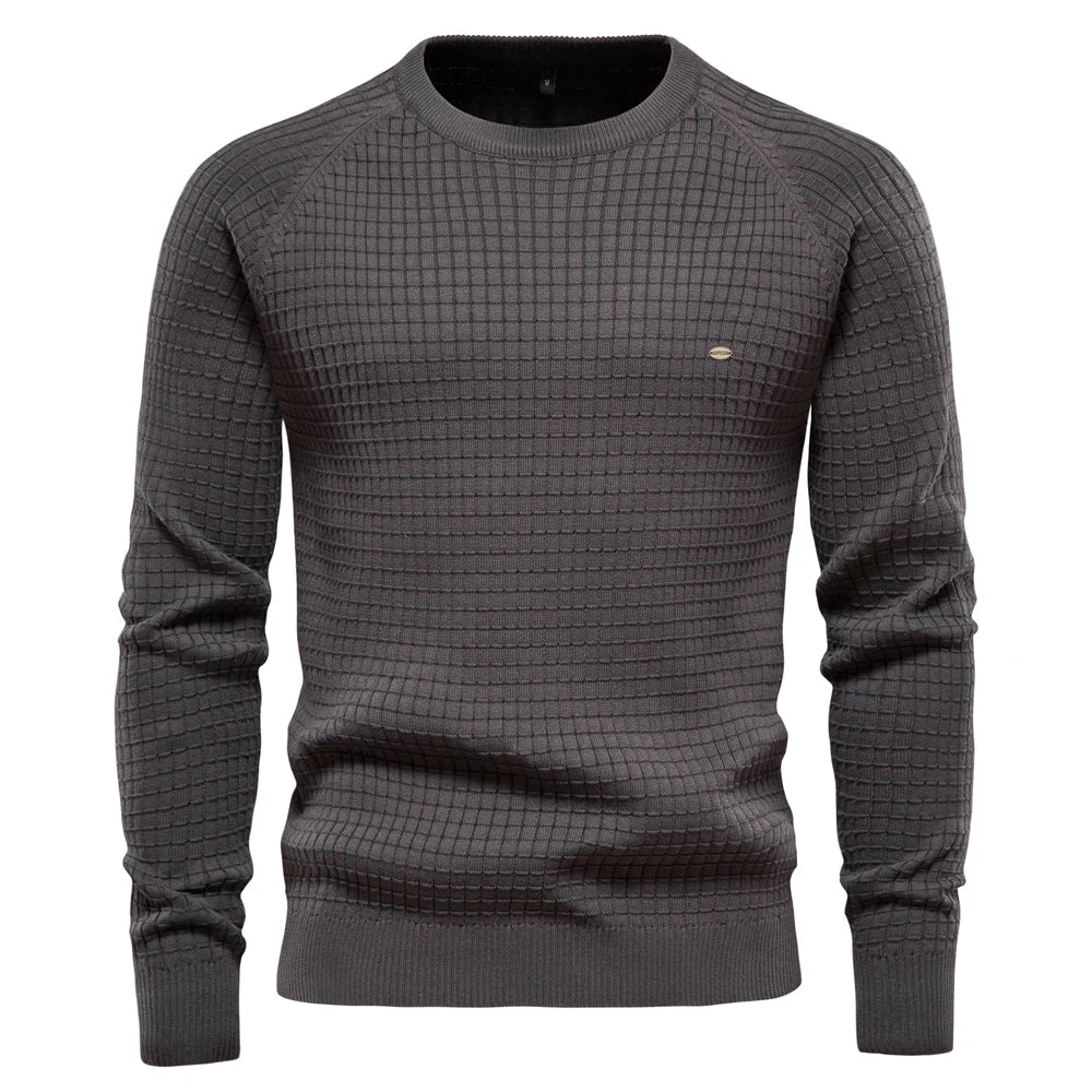 Benjamin | Pull avec motif quadrillé