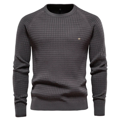 Benjamin | Pull avec motif quadrillé