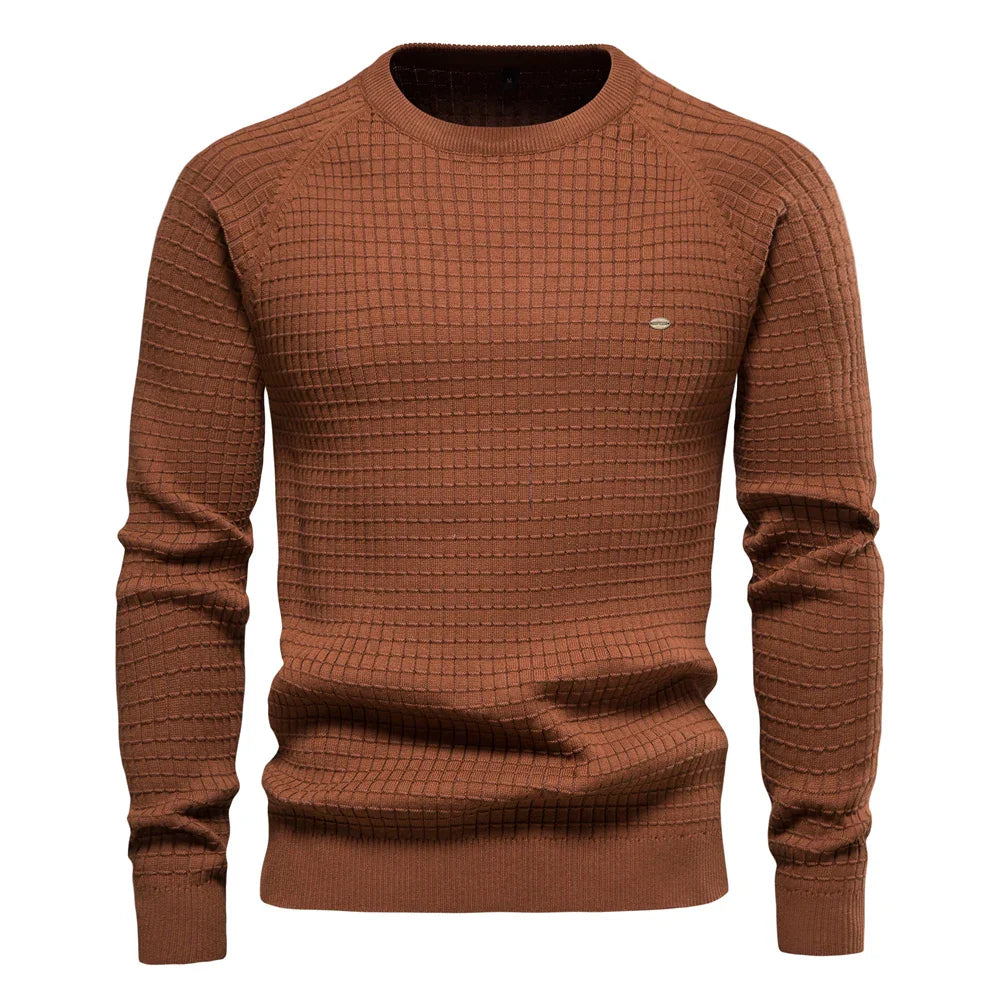 Benjamin | Pull avec motif quadrillé