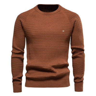 Benjamin | Pull avec motif quadrillé