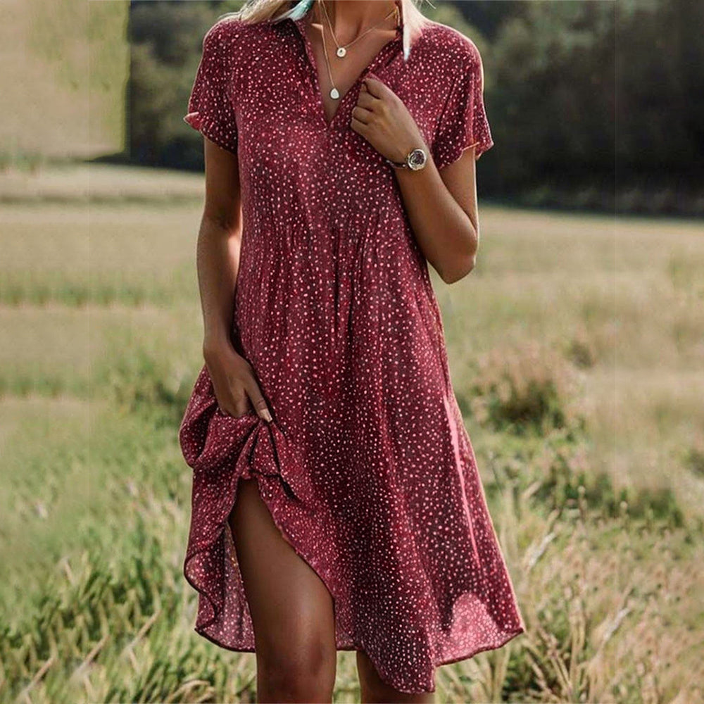 Sabine | Robe midi à la mode