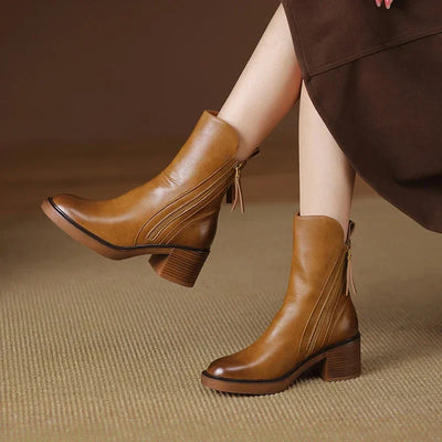 Maria | Bottes en cuir à la mode