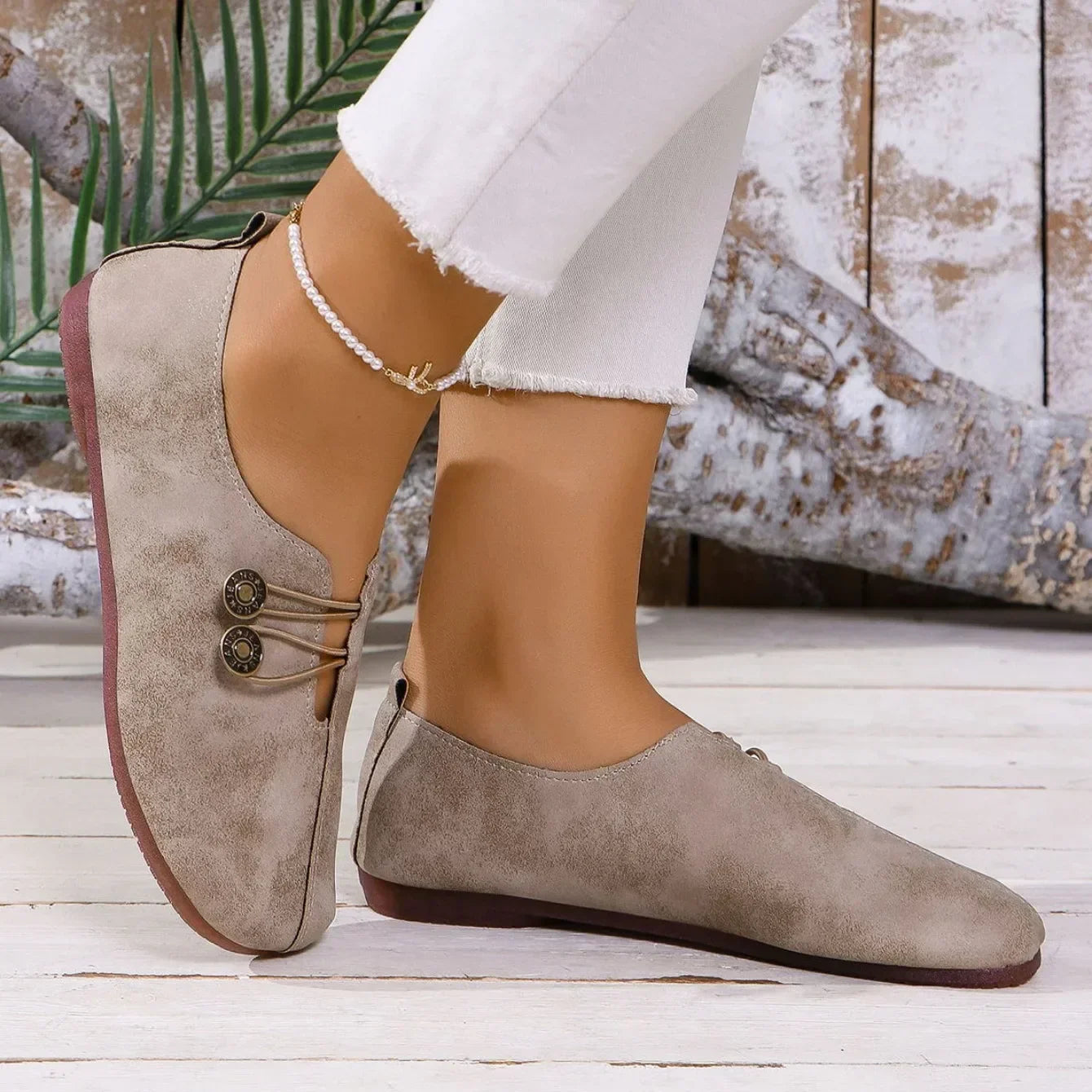 Fauna | Mocassins confortables en daim