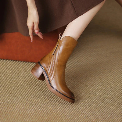 Maria | Bottes en cuir à la mode