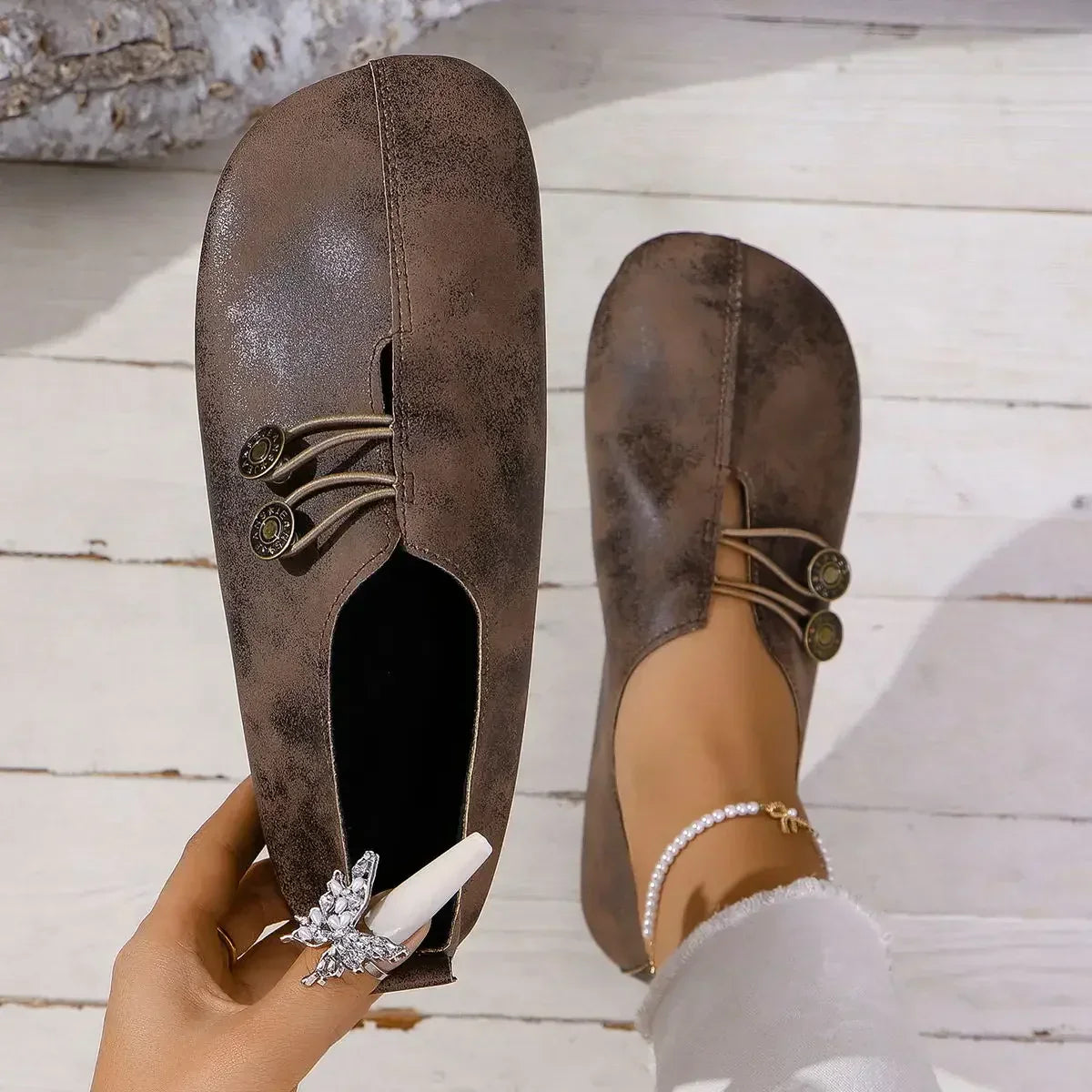 Fauna | Mocassins confortables en daim