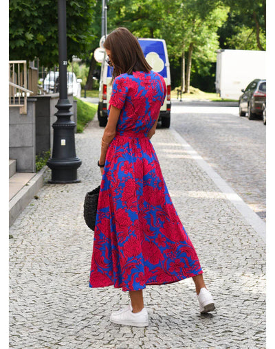 Louisa | Robe élégante à col en V