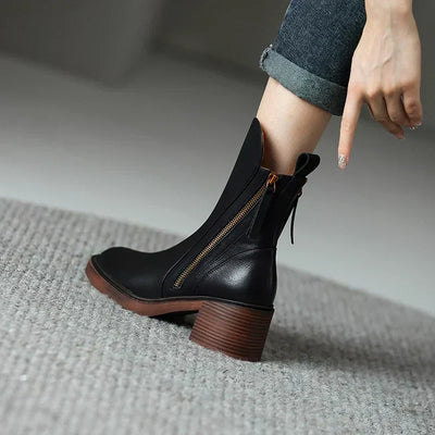 Maria | Bottes en cuir à la mode