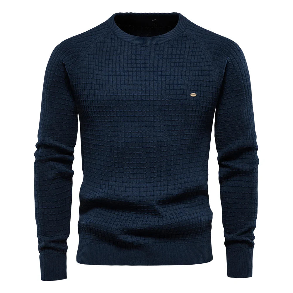 Benjamin | Pull avec motif quadrillé