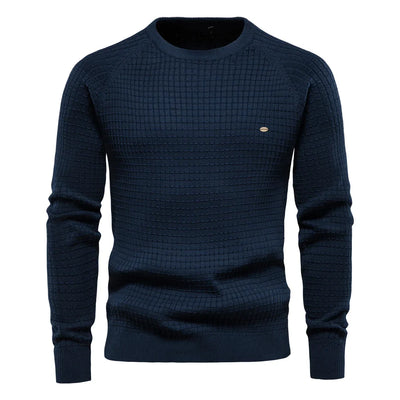 Benjamin | Pull avec motif quadrillé