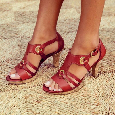 Louna | Sandales confortables à talons