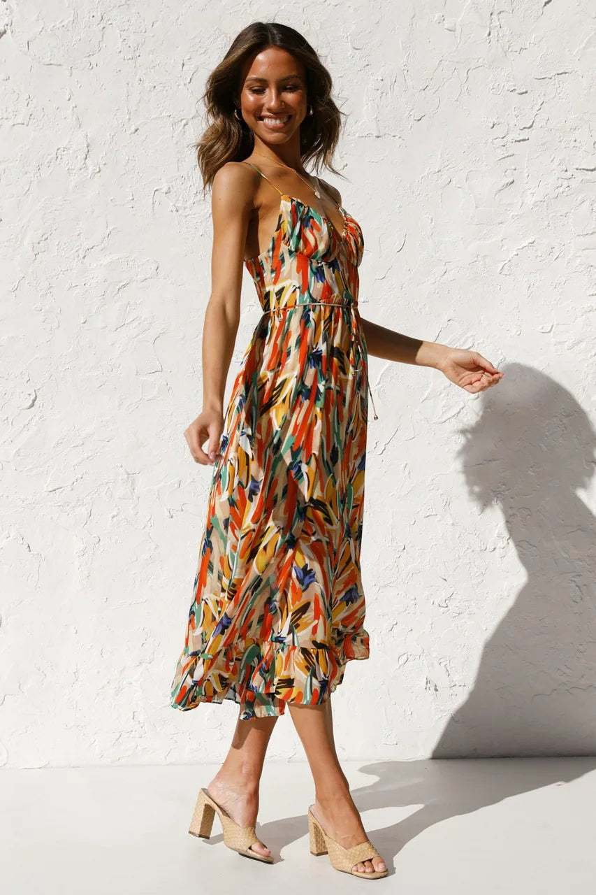Mélissa | Robe imprimée élégante