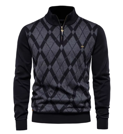 Nathan | Pull demi-zip élégant