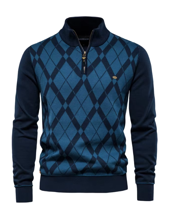 Nathan | Pull demi-zip élégant