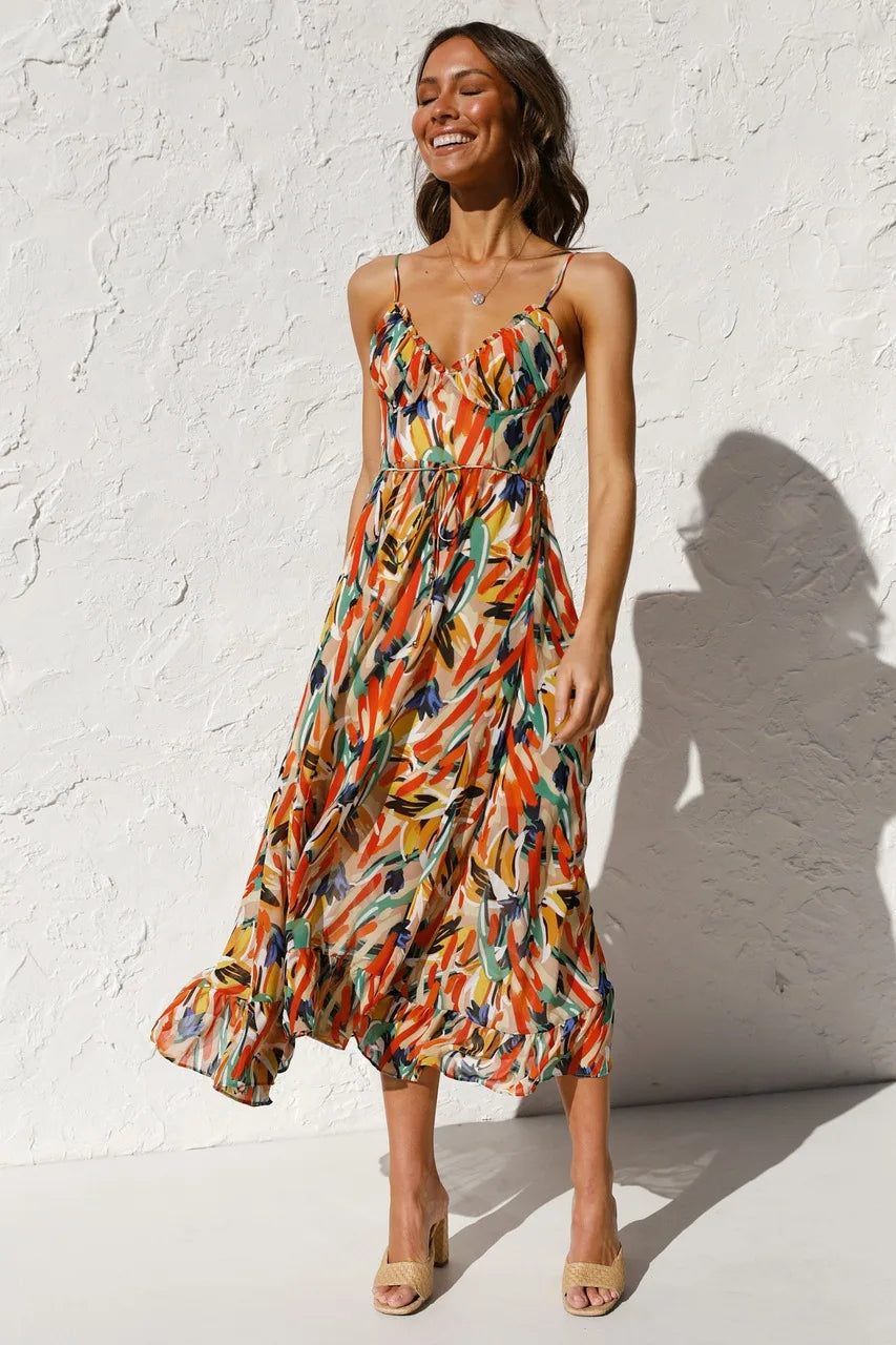 Mélissa | Robe imprimée élégante