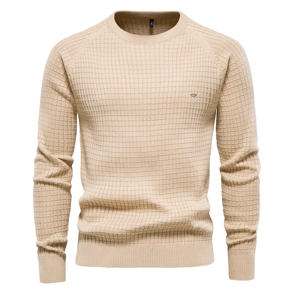Benjamin | Pull avec motif quadrillé