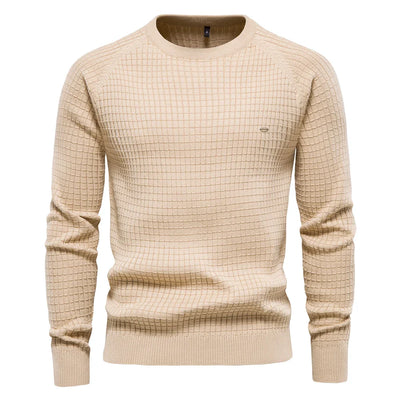 Benjamin | Pull avec motif quadrillé