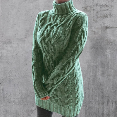 Hollie | Élégant pull chaud à col roulé long