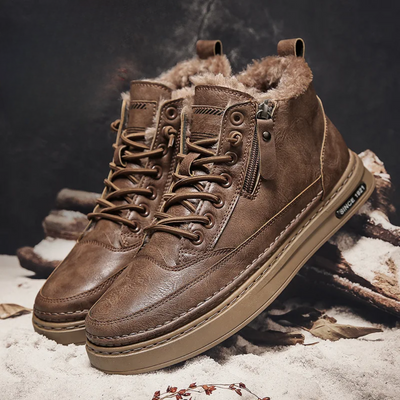 Briscoe™ | Bottes d'Hiver en Cuir pour Hommes
