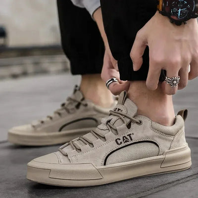 CAT | Baskets en cuir