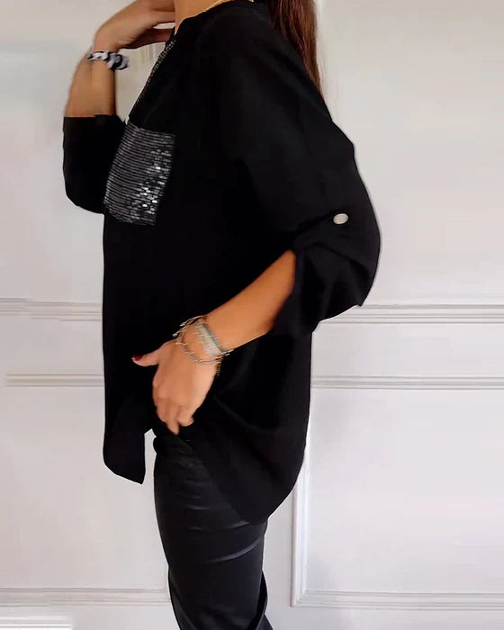 Sabrina | Top en satin ultra-chic
