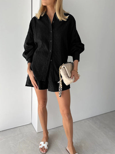 Odette | Ensemble chemise et short chic