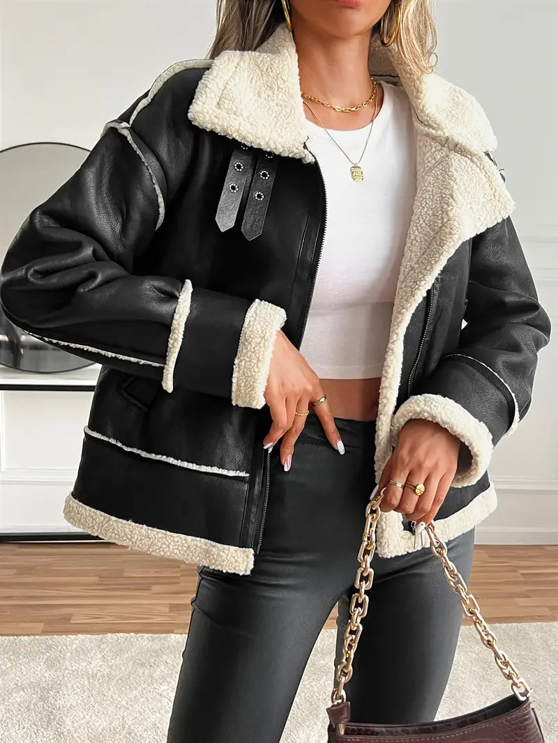 Marie | Veste en cuir élégante