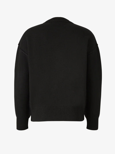 Ami | Pull imprimé en forme de cœur