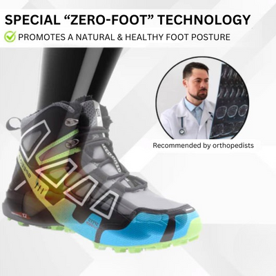 OrtTrekking Pro - chaussures ergonomiques de trekking et de randonnée soulageant la douleur