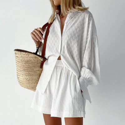 Odette | Ensemble chemise et short chic