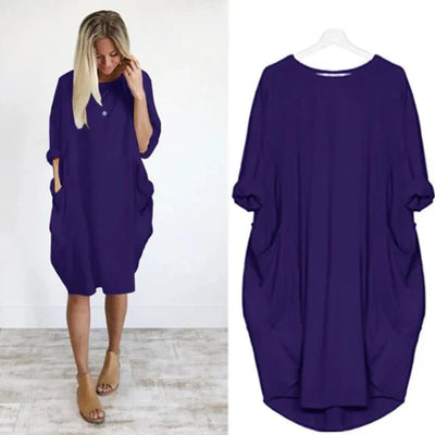 Falerina | Robe confortable avec poches