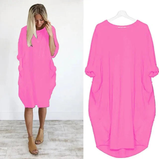 Falerina | Robe confortable avec poches