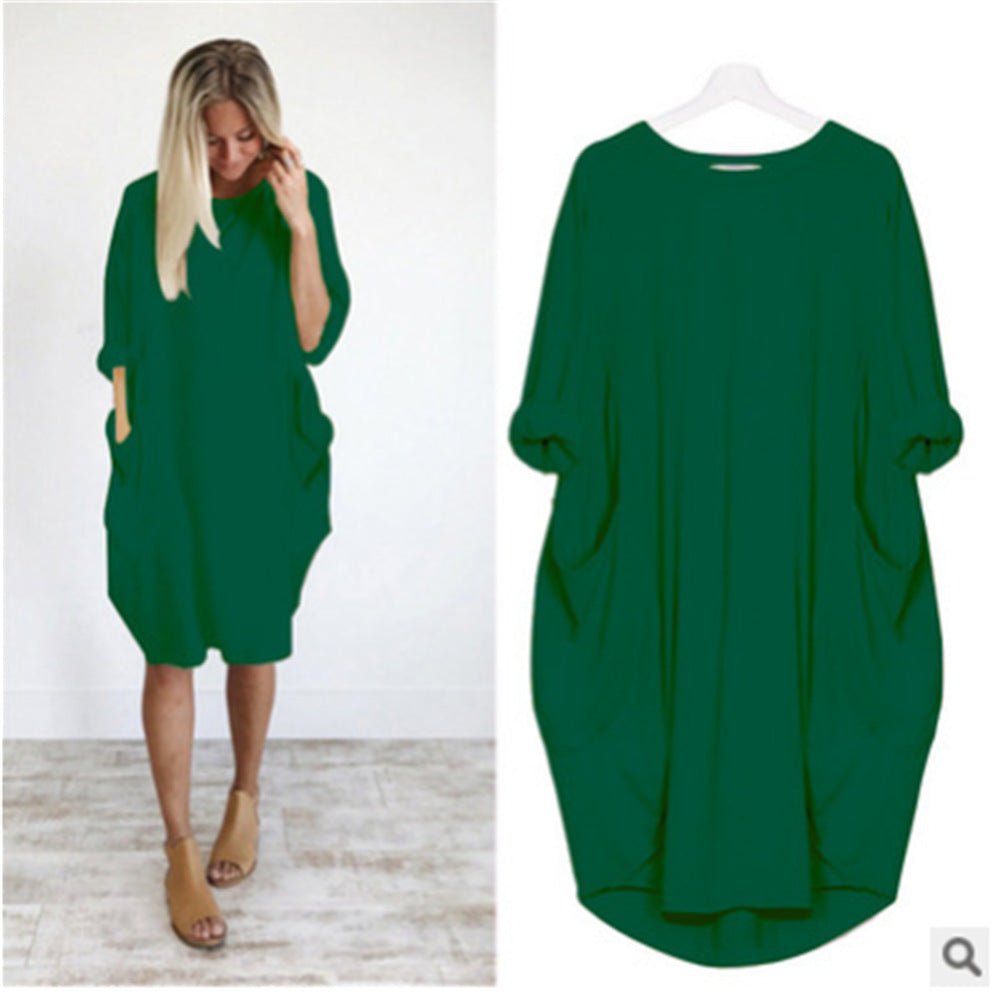 Falerina | Robe confortable avec poches