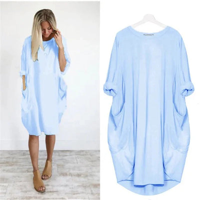 Falerina | Robe confortable avec poches