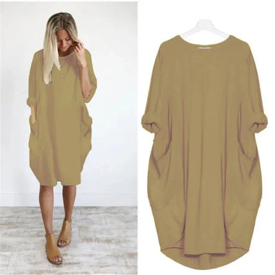 Falerina | Robe confortable avec poches