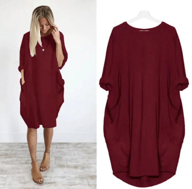 Falerina | Robe confortable avec poches
