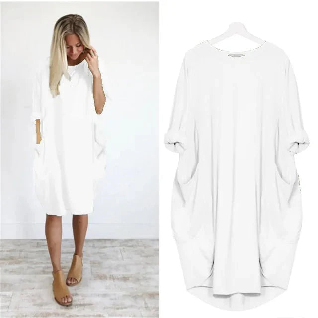 Falerina | Robe confortable avec poches